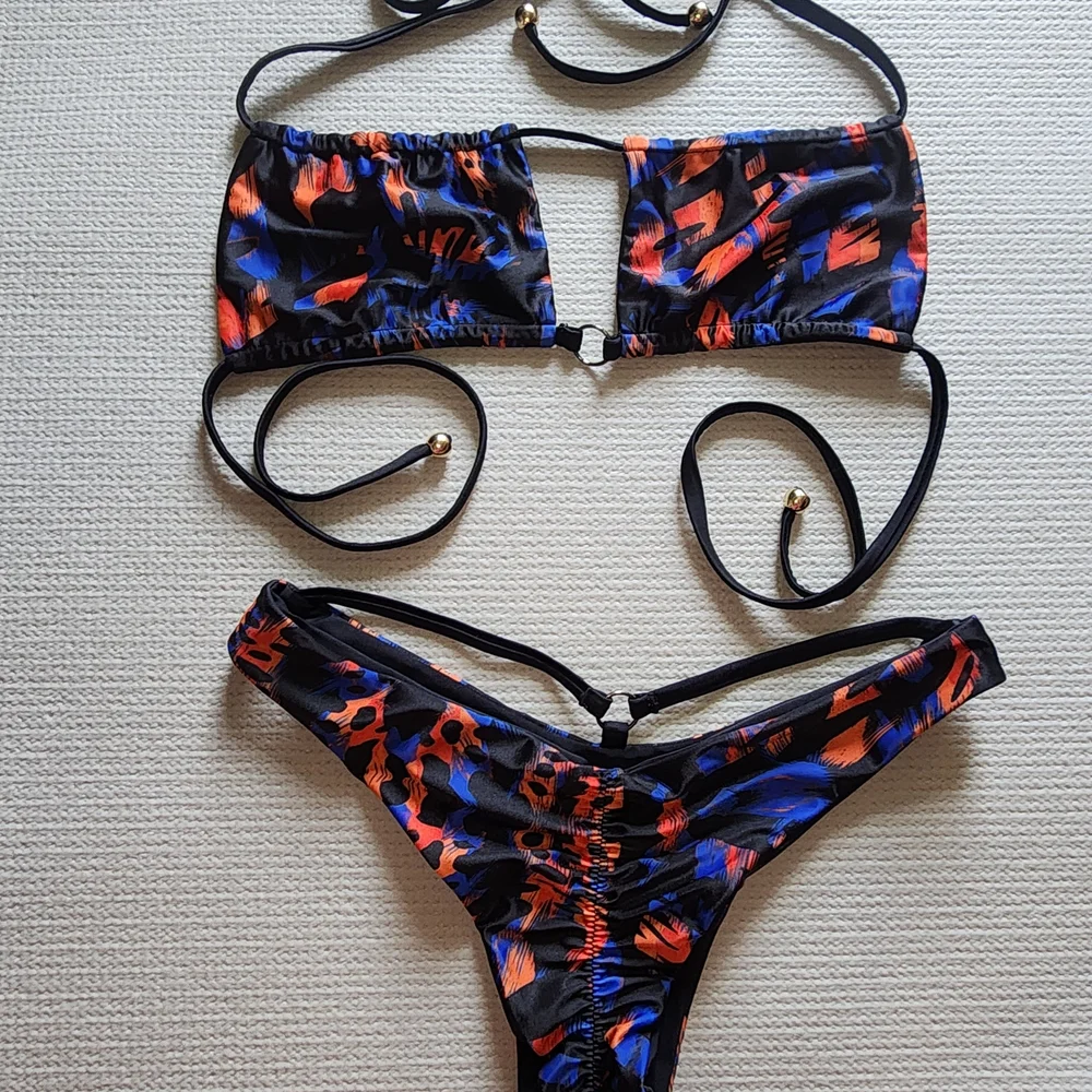 Colorful Abstract Bikini Set - Picture 2 of 3